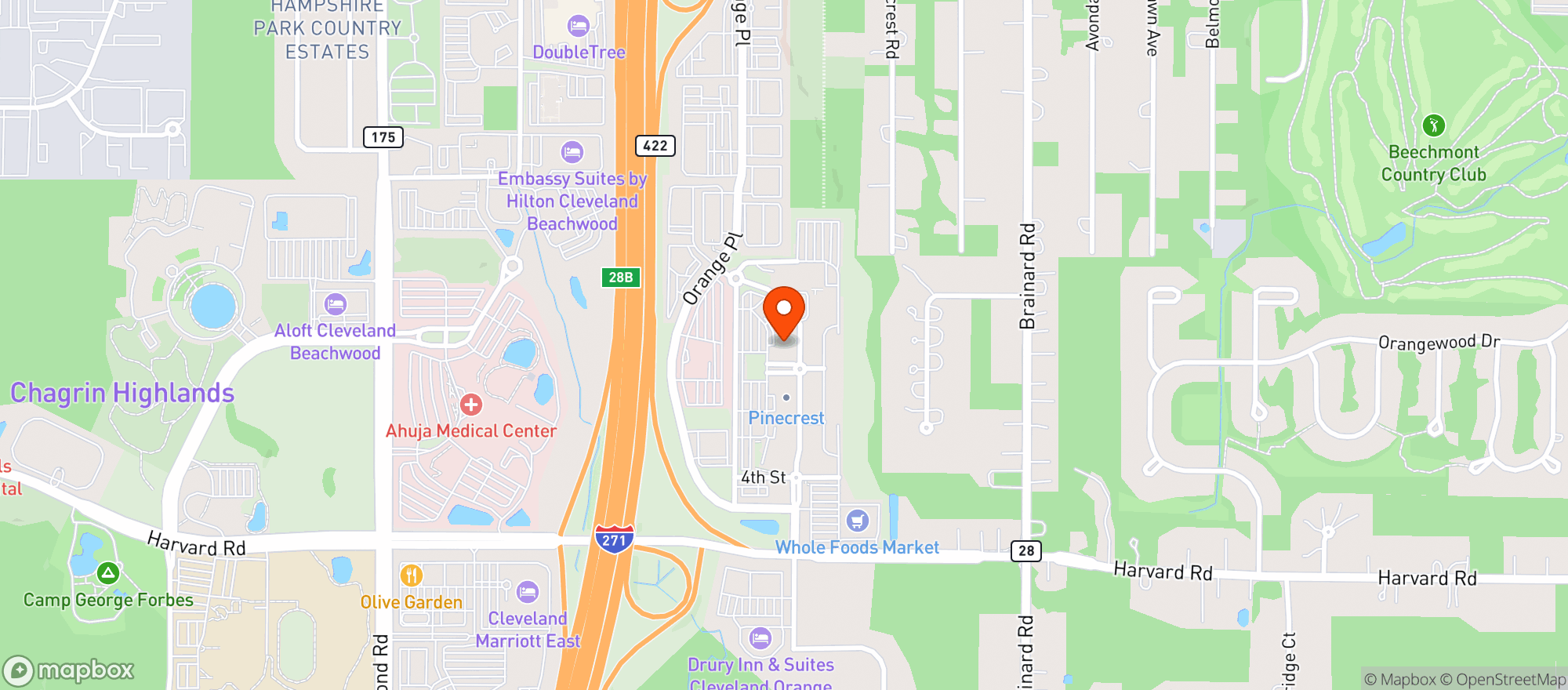 Map showing Kitchen Social