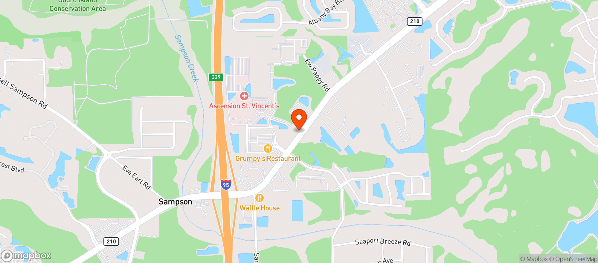 Map showing Shores Fine Wine & Spirits