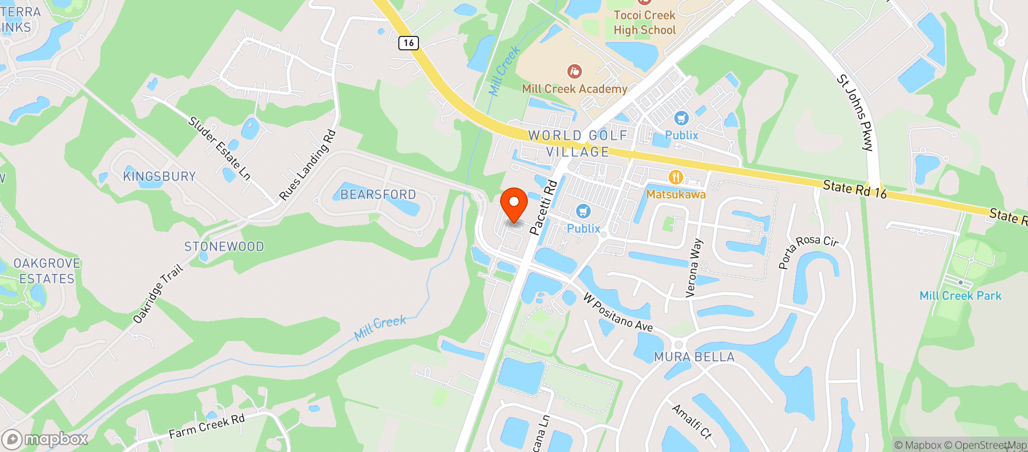 Map showing ABC Fine Wine & Spirits