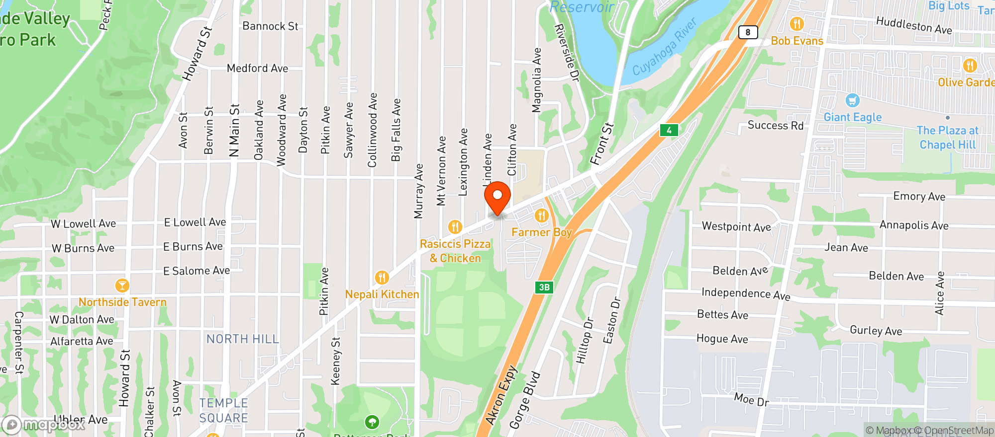 Map showing Carovillese Club