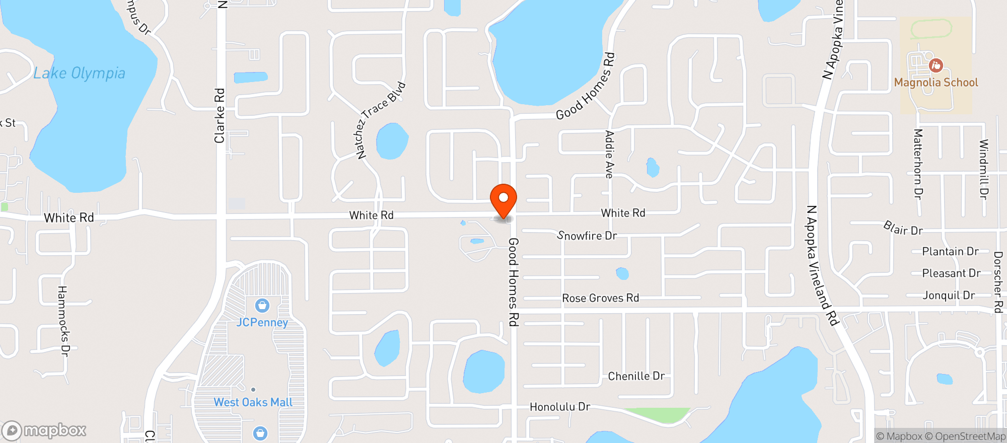 Map showing Circle K #2707456