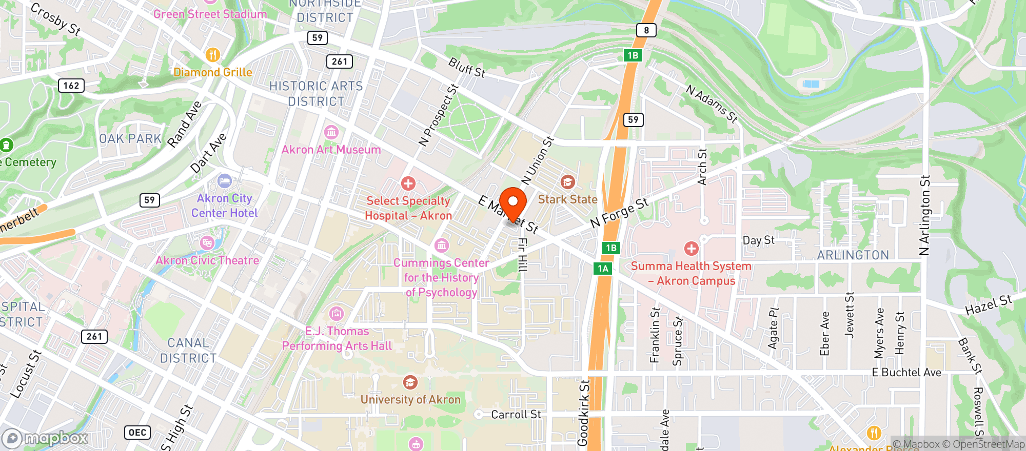 Map showing Bp Shop