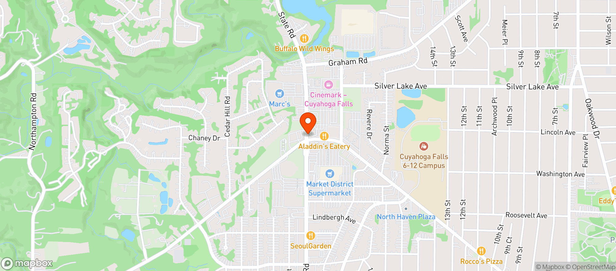 Map showing Market District - 4036 - Portage Crossing