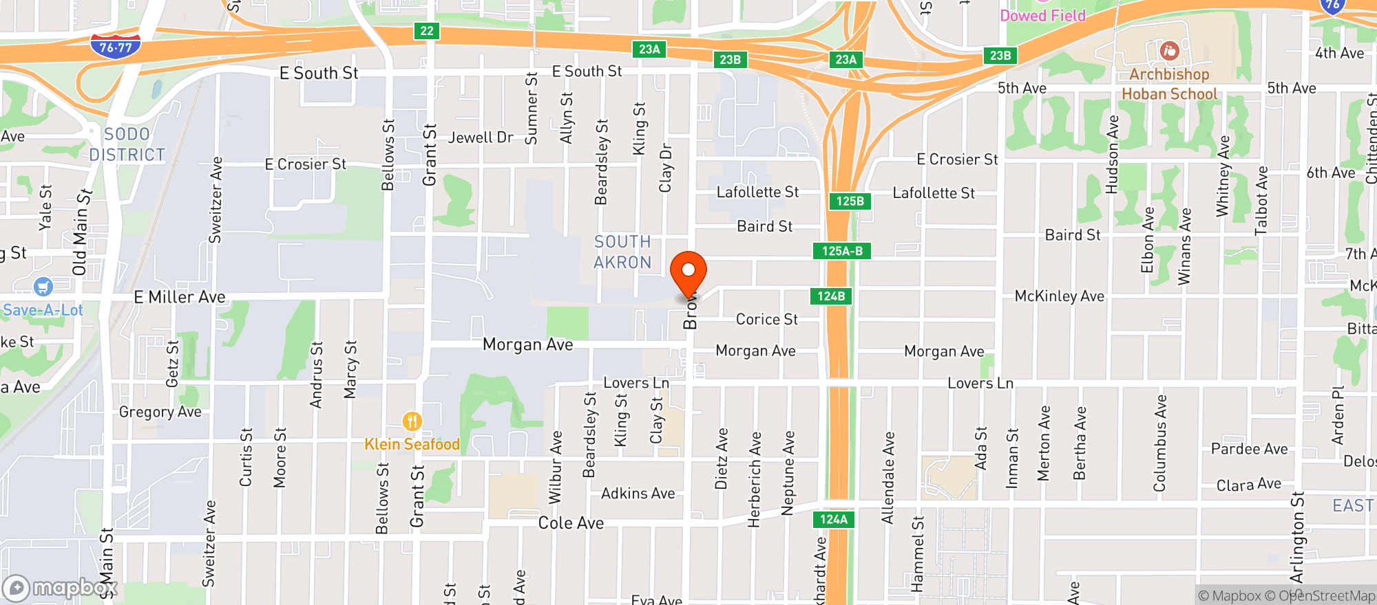 Map showing Midwest Market