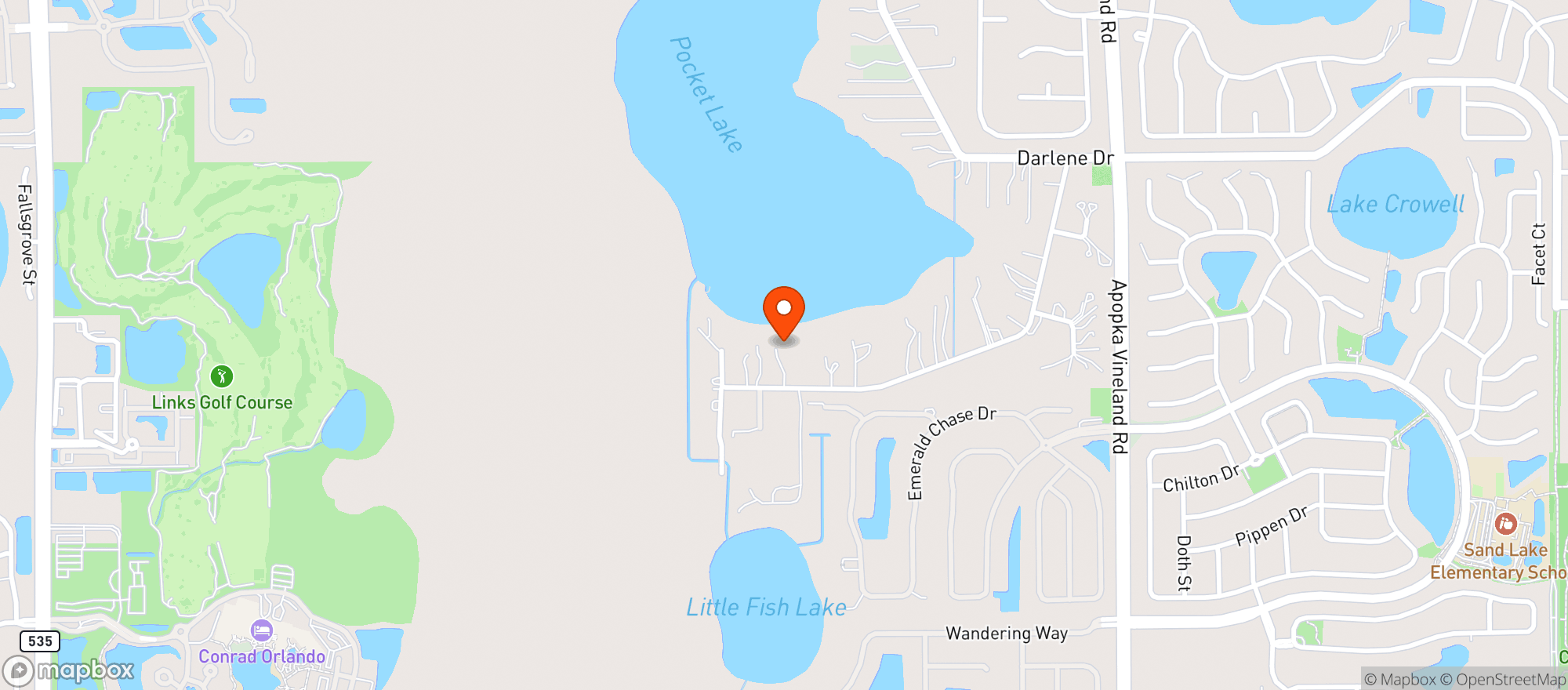Map showing Publix Liquors