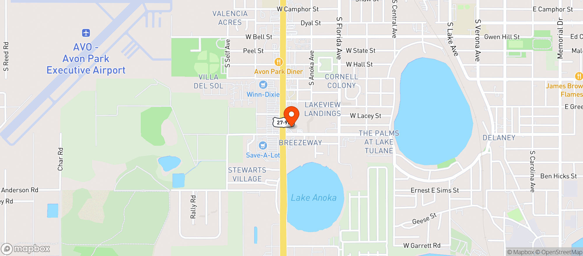 Map showing Choice Food Mart Llc