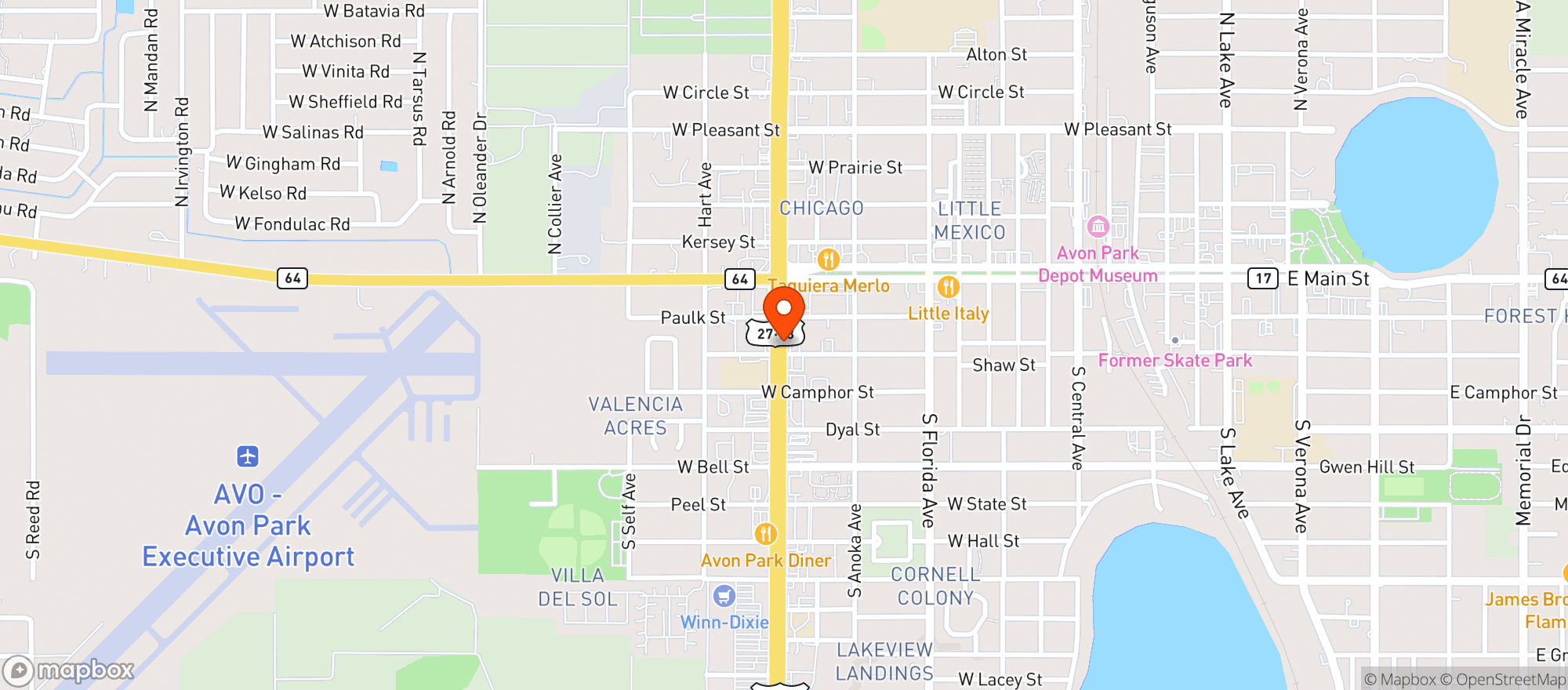 Map showing 7 Days