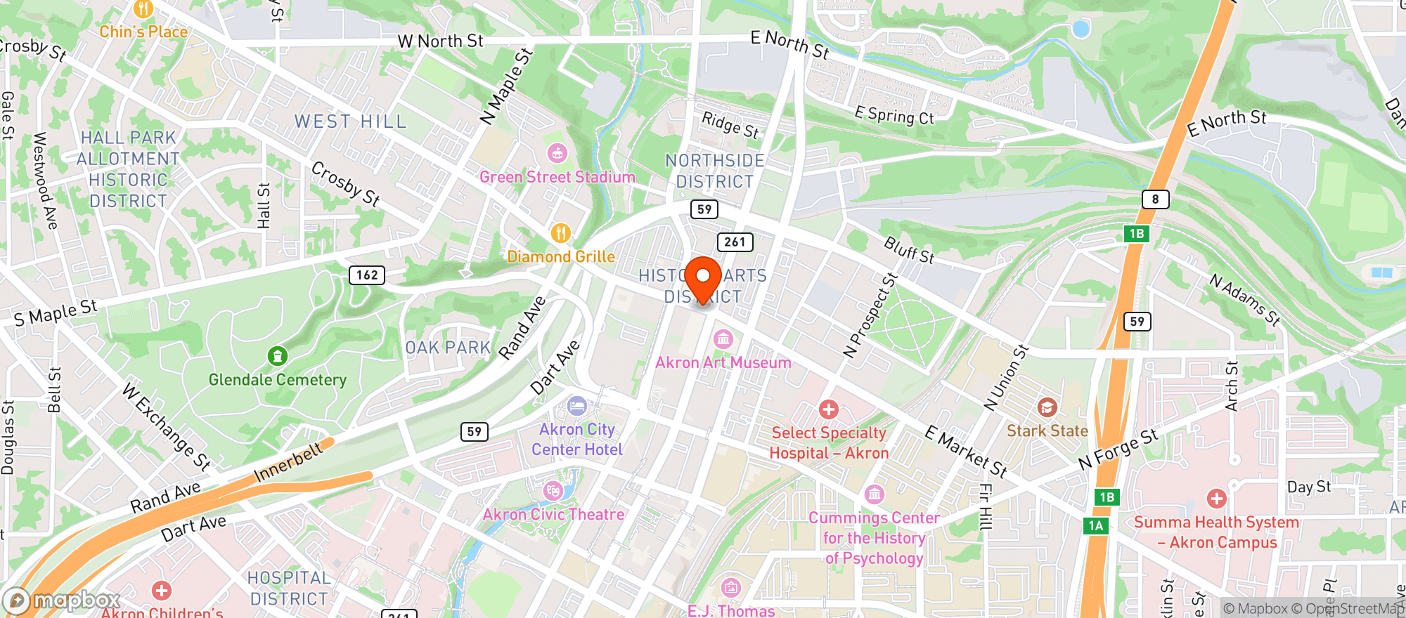 Map showing Musica