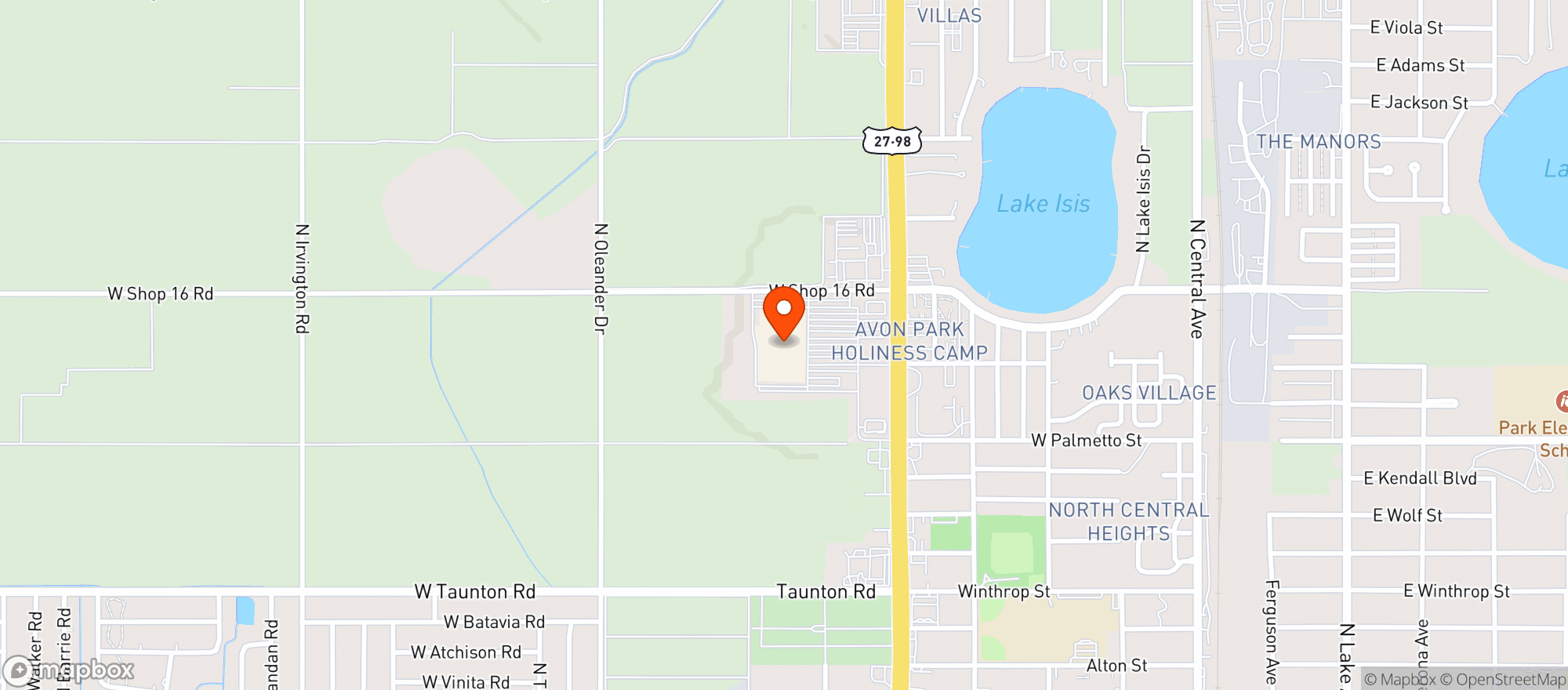 Map showing Walmart Supercenter