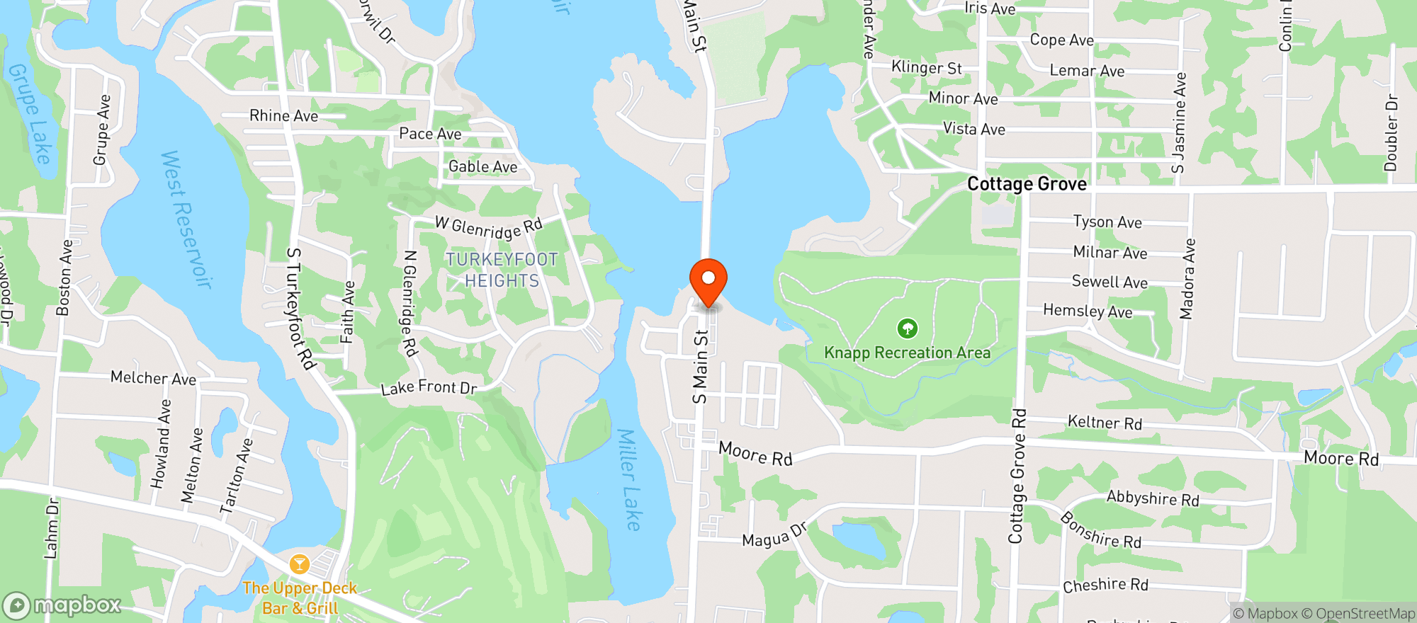 Map showing The Ramp