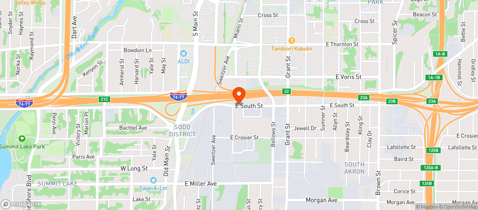 Map showing G Spot