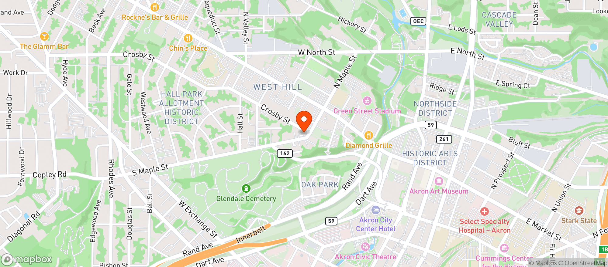 Map showing Good Company
