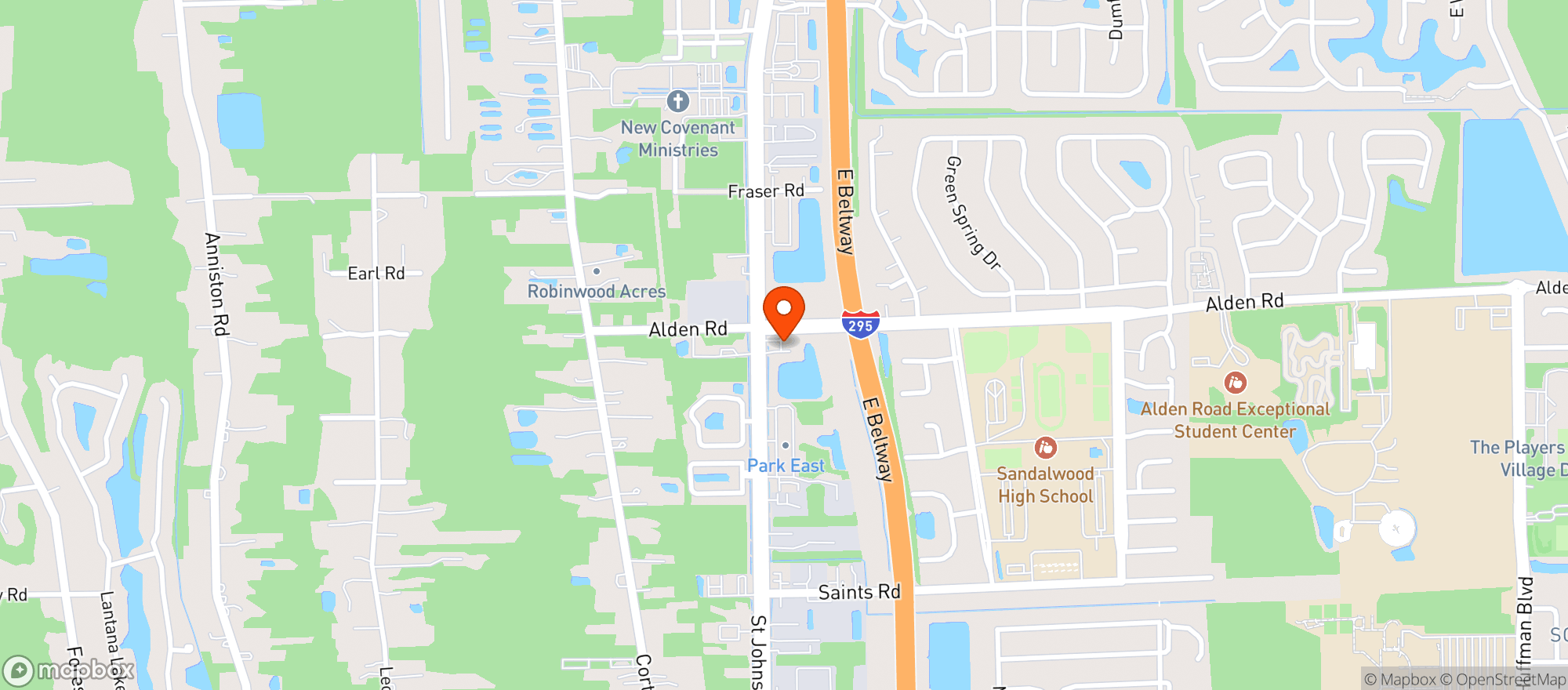 Map showing Circle K #2726285