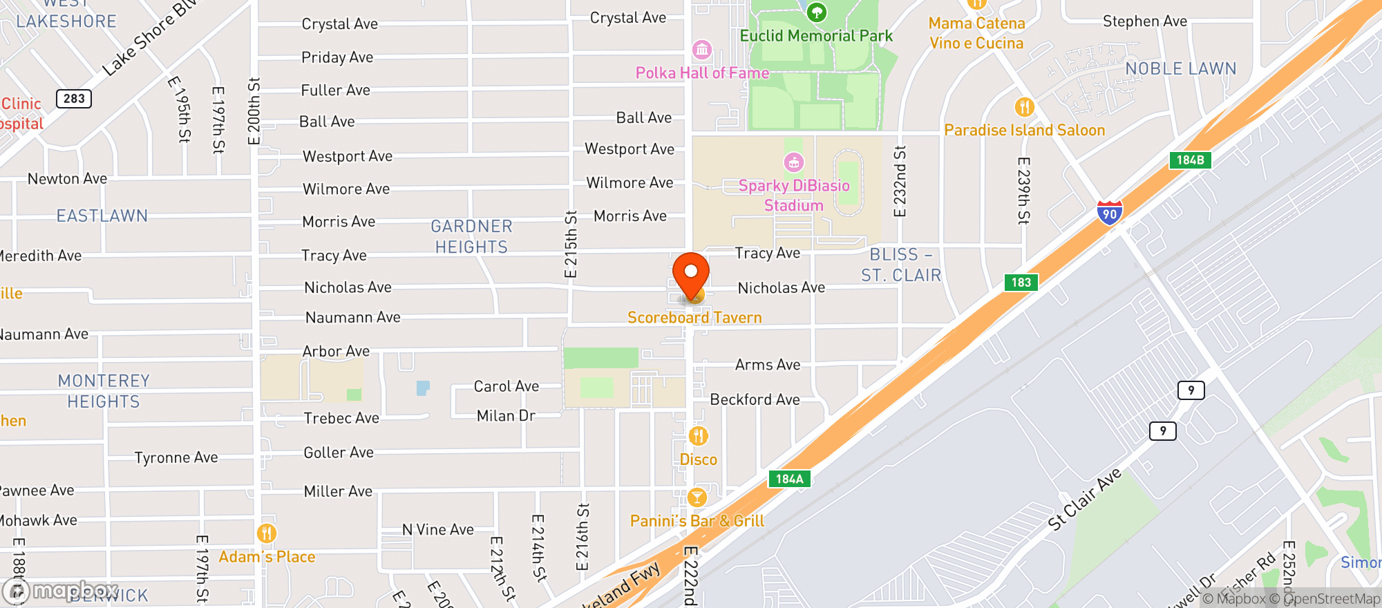 Map showing Horvat Pub Ii