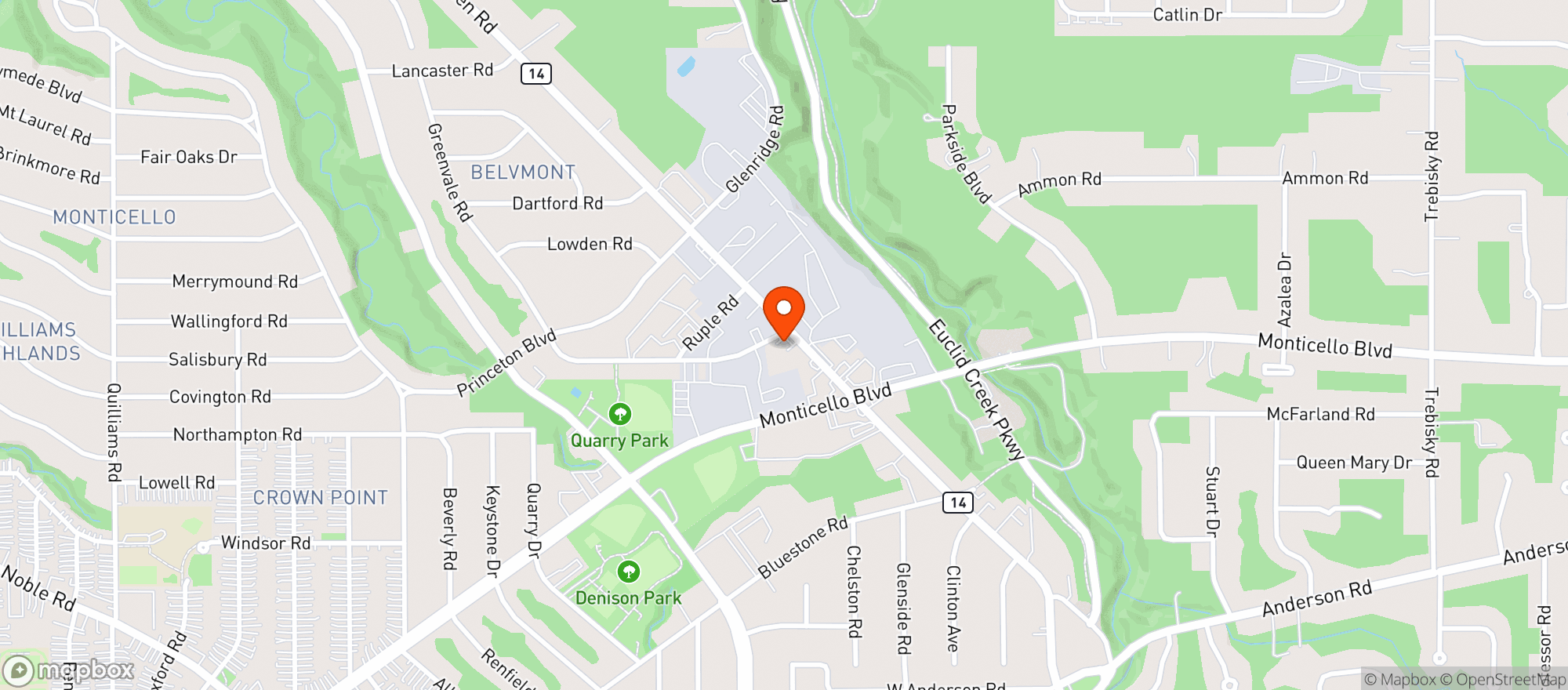 Map showing Am Food Mart
