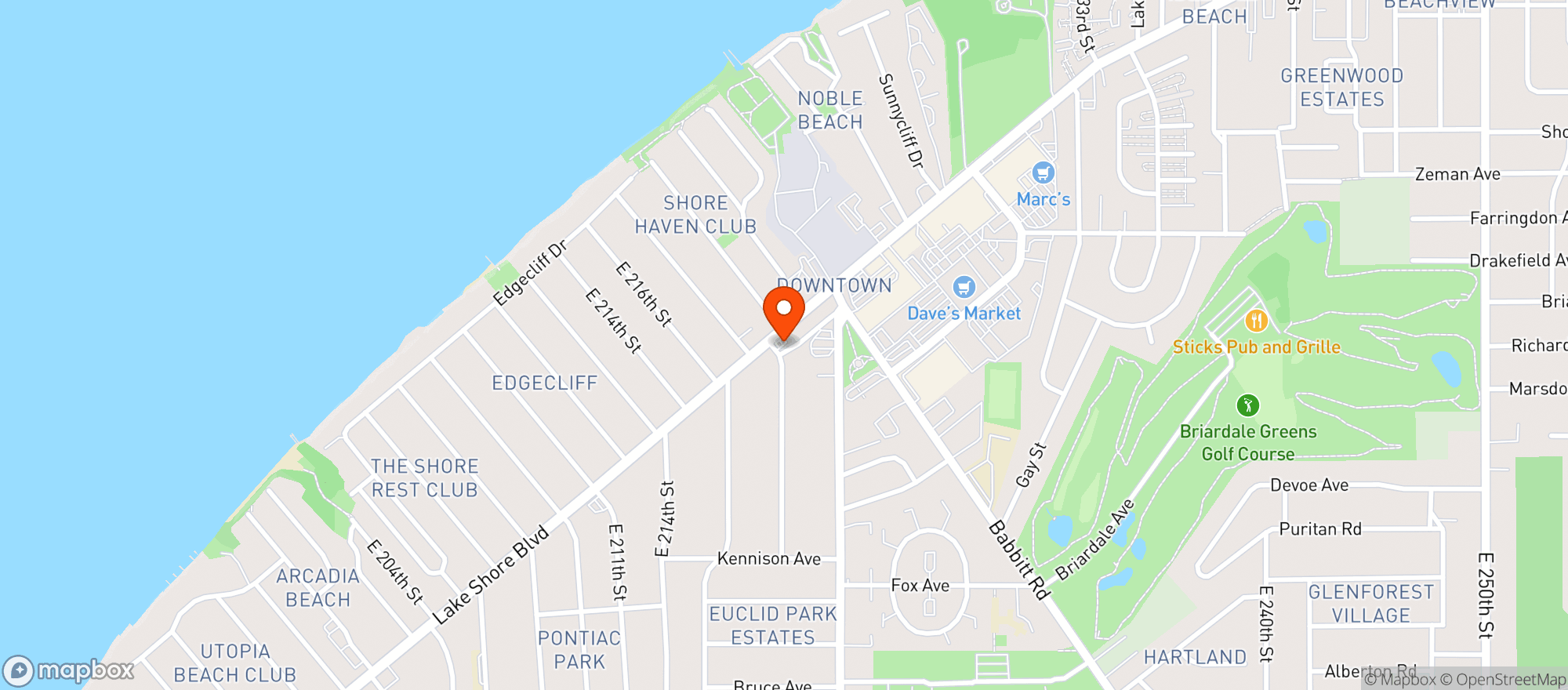 Map showing Fuel Mart