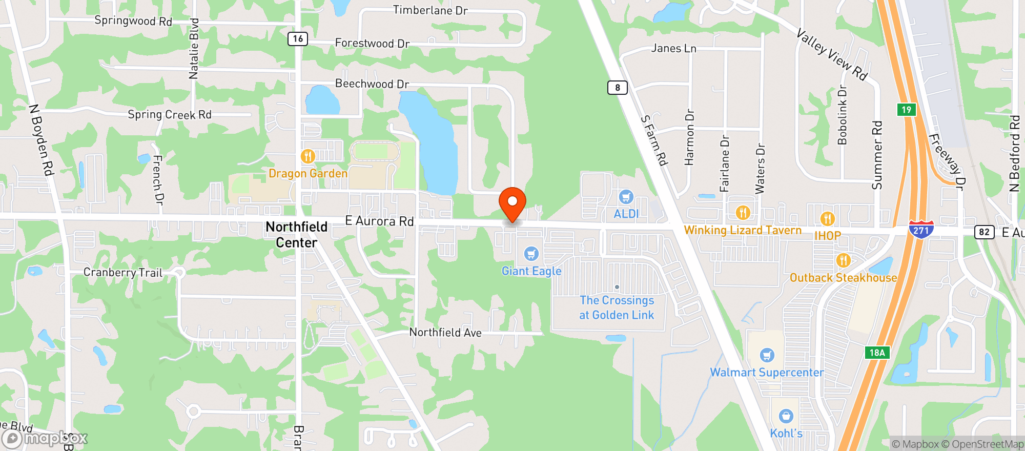 Map showing GIANT EAGLE