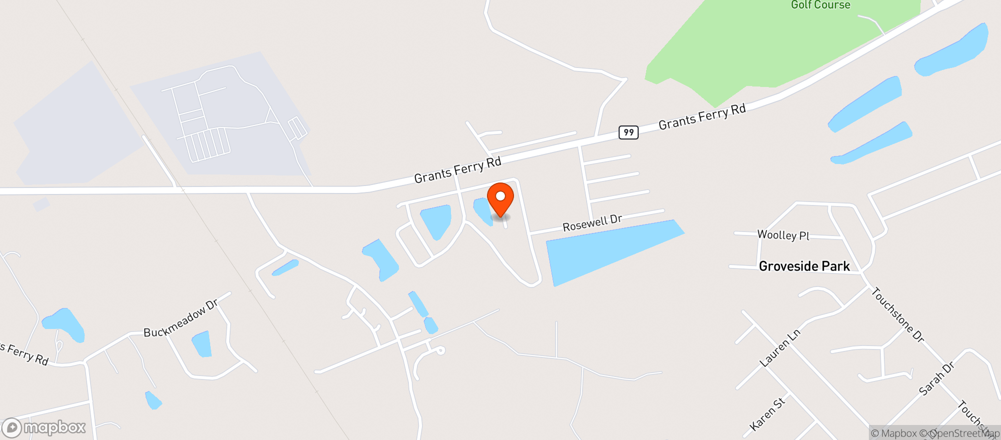 Map showing Brown Butter Shoppe
