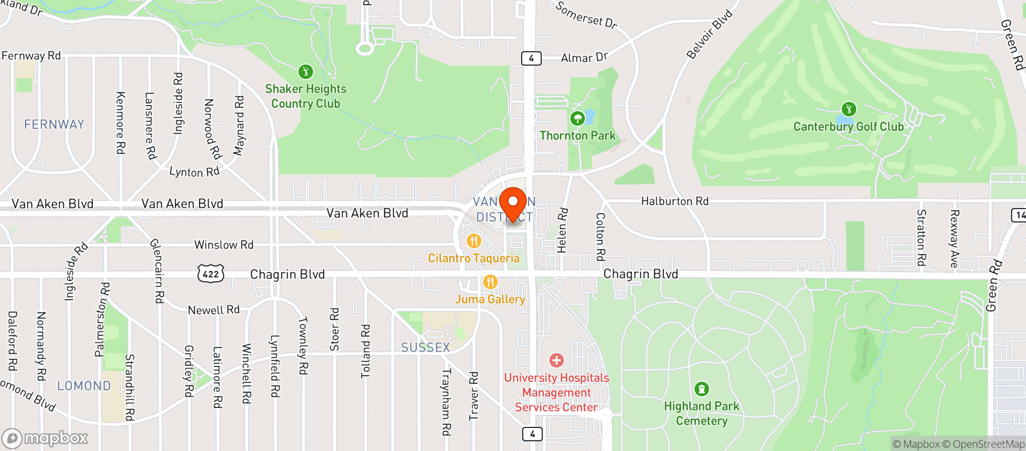 Map showing Craft Collective