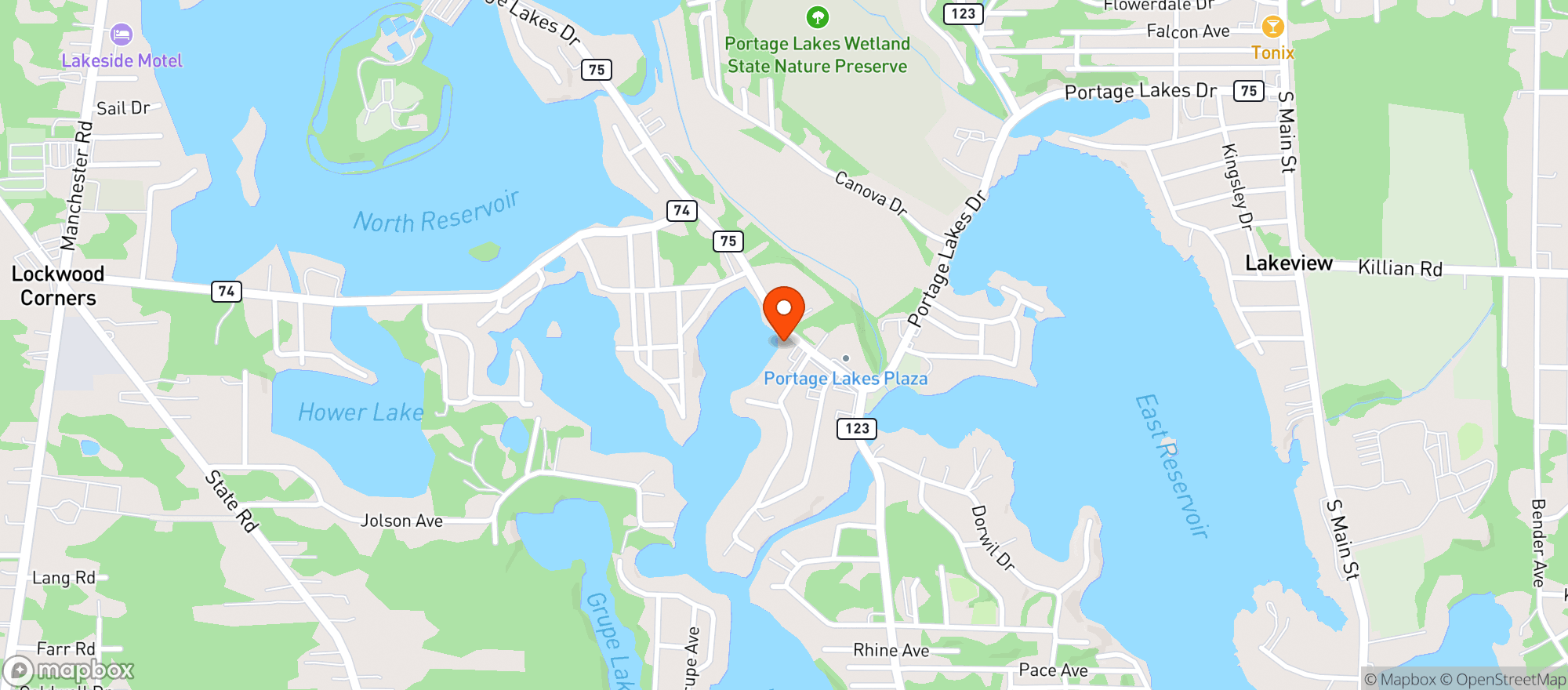 Map showing Picks At Plx