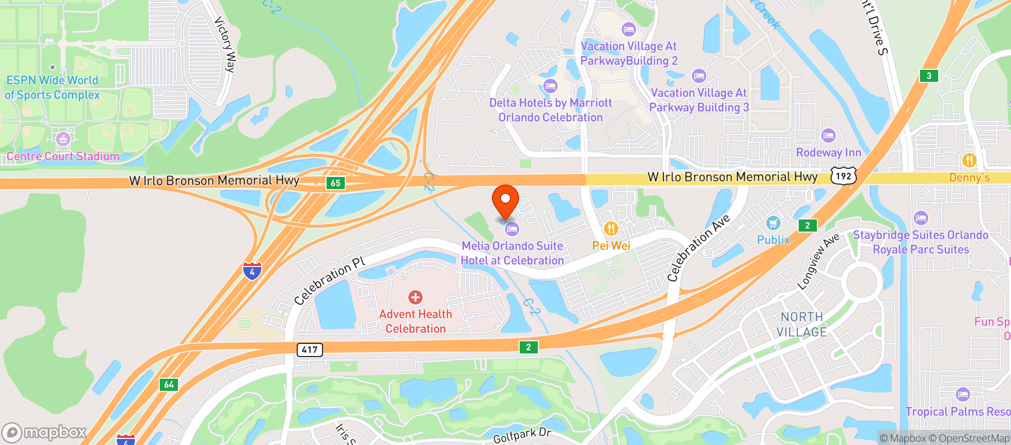 Map showing The Wilson