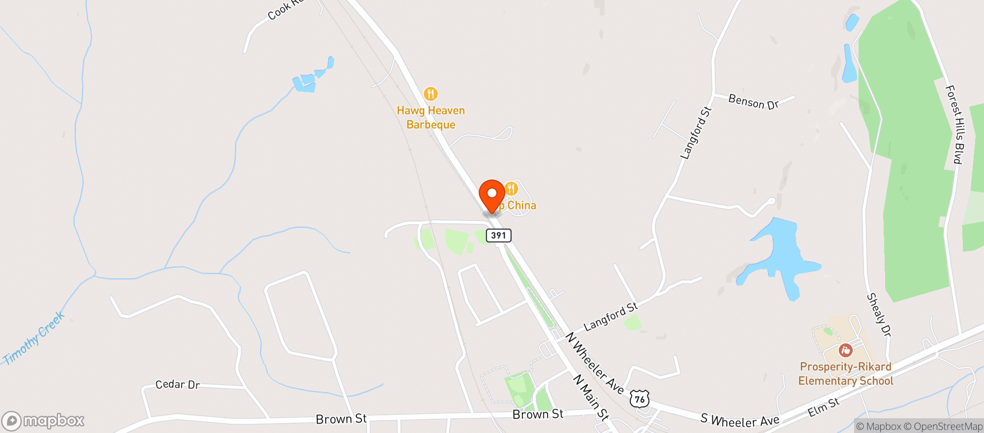 Map showing Food Lion