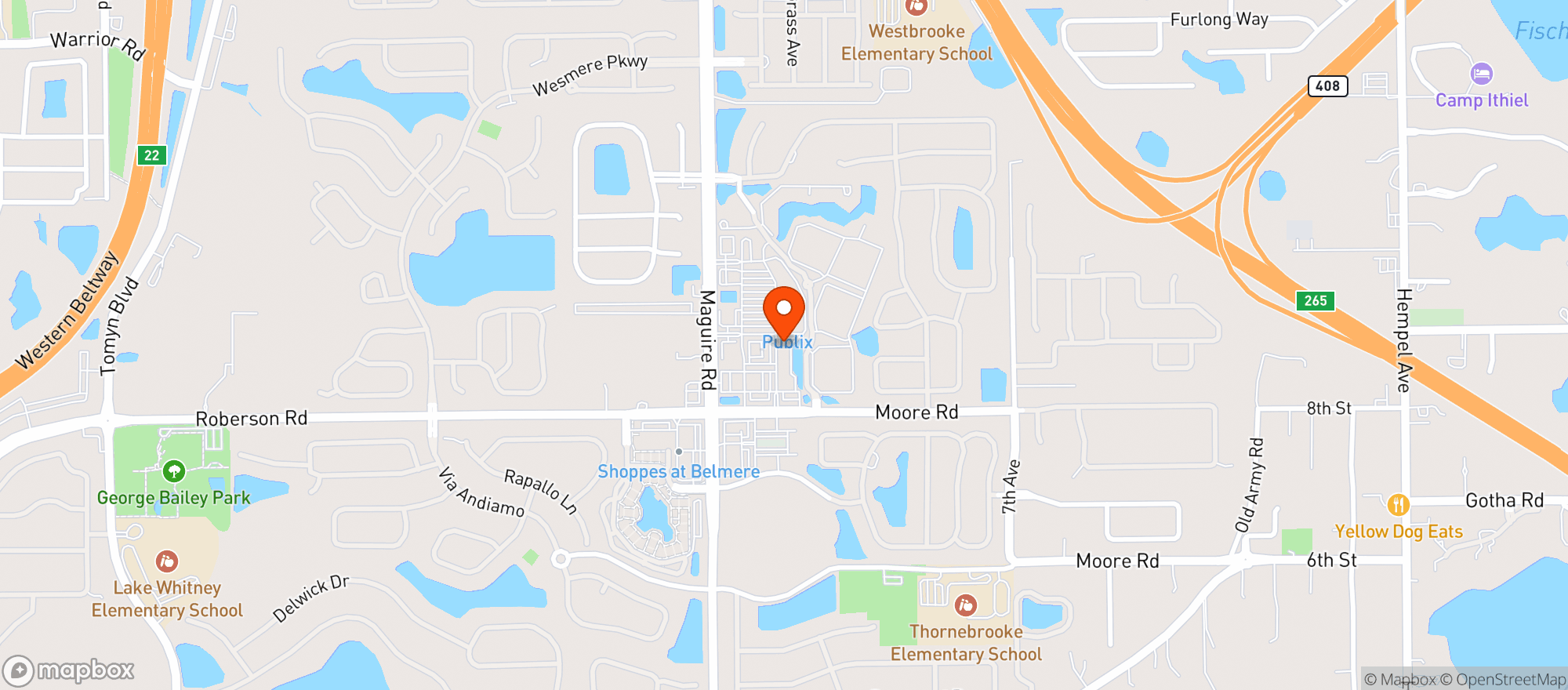 Map showing BLUE LOTUS WELLNESS