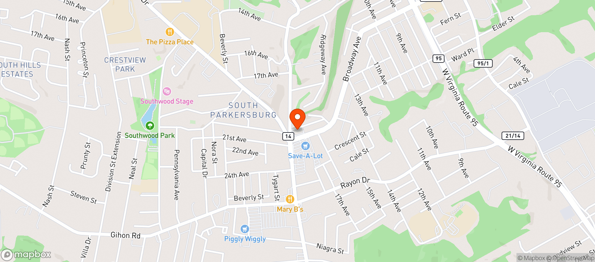 Map showing Cvs Pharmacy #6276