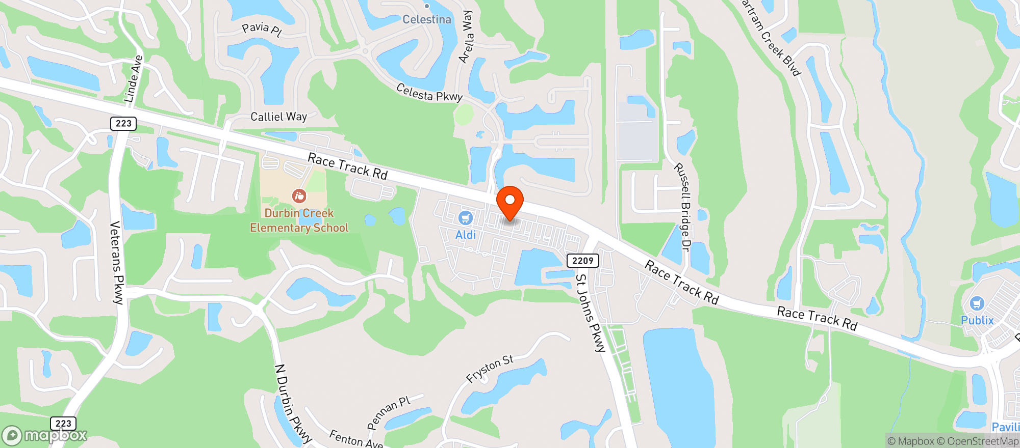 Map showing ABC Fine Wine & Spirits