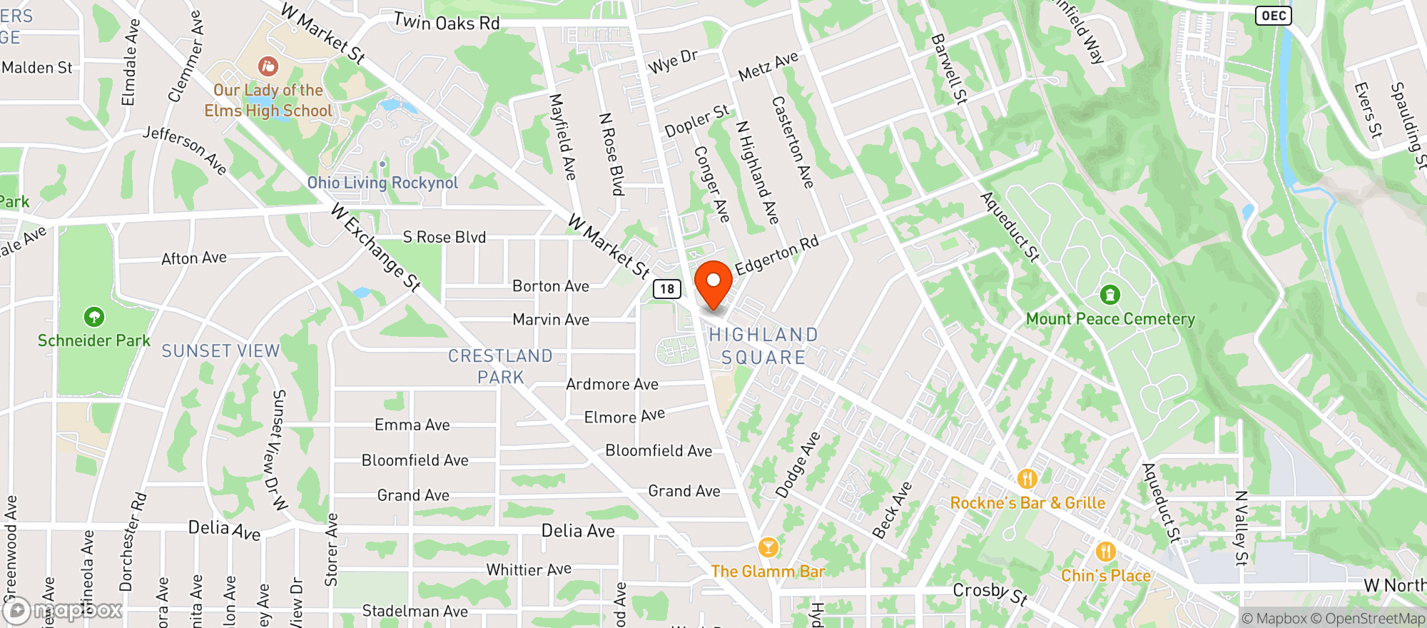 Map showing MUSTARD SEED - HIGHLAND