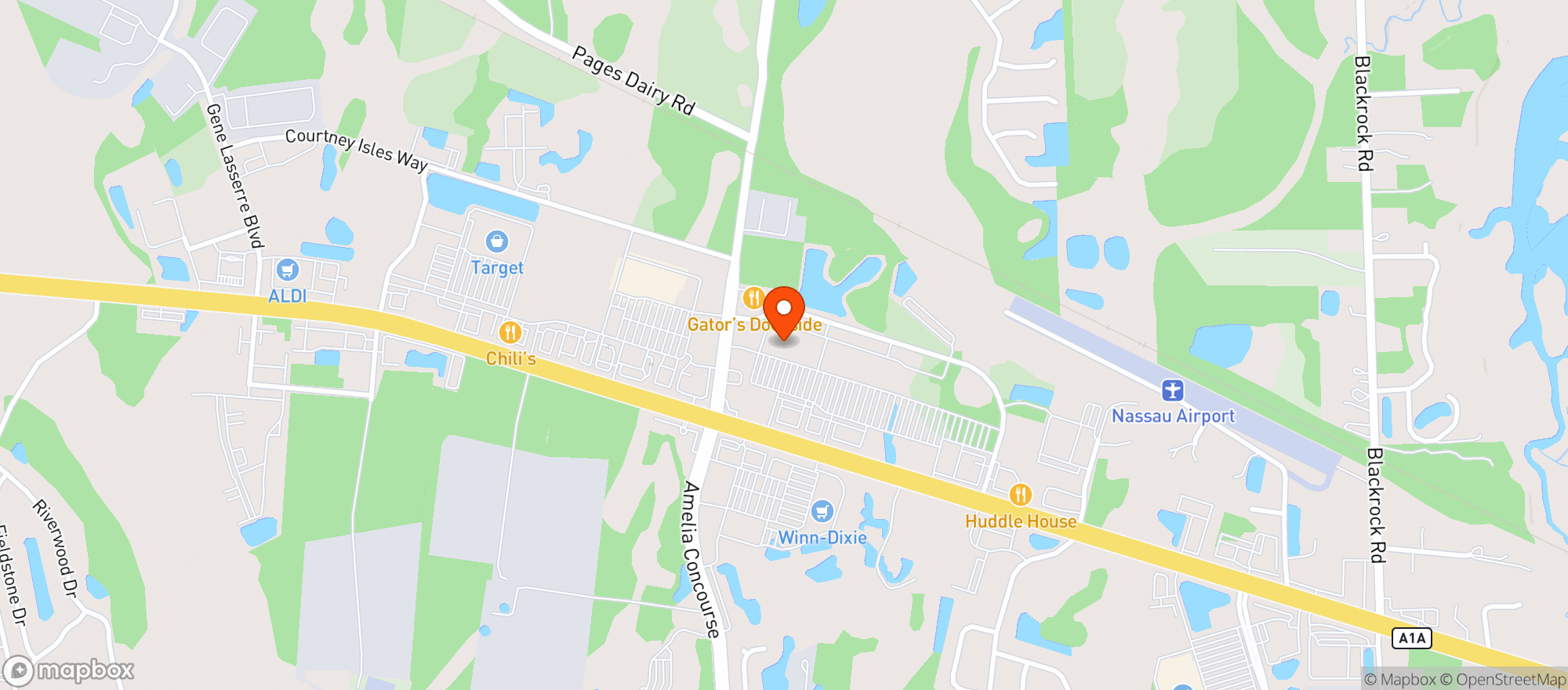 Map showing Publix