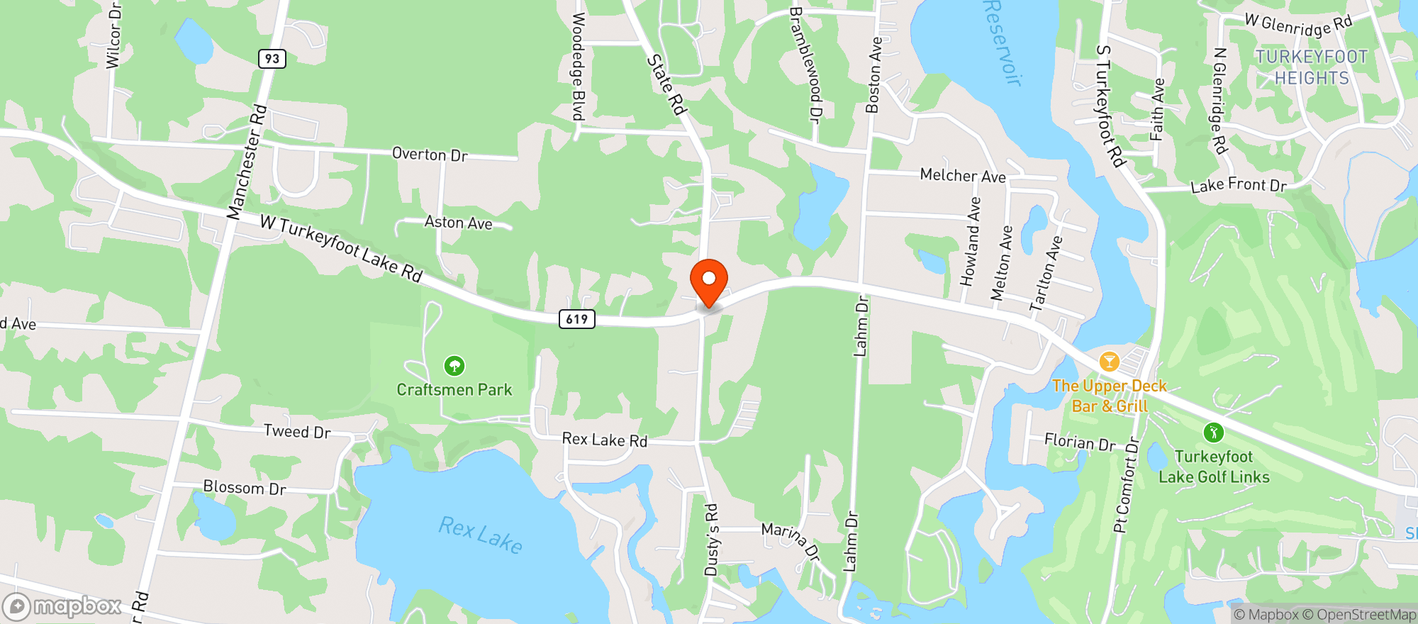 Map showing Royal Gardens