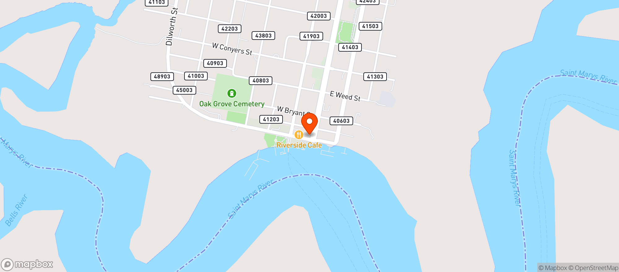 Map showing Seagles