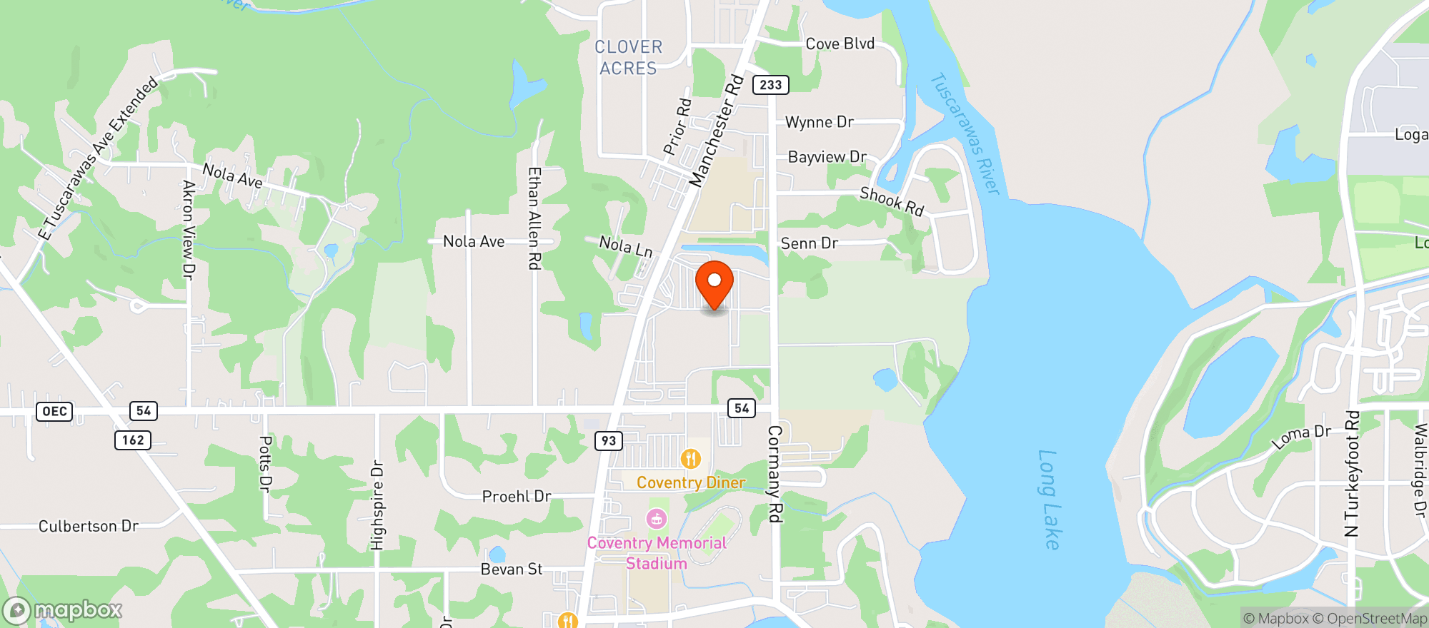 Map showing Acme Fresh Market #14