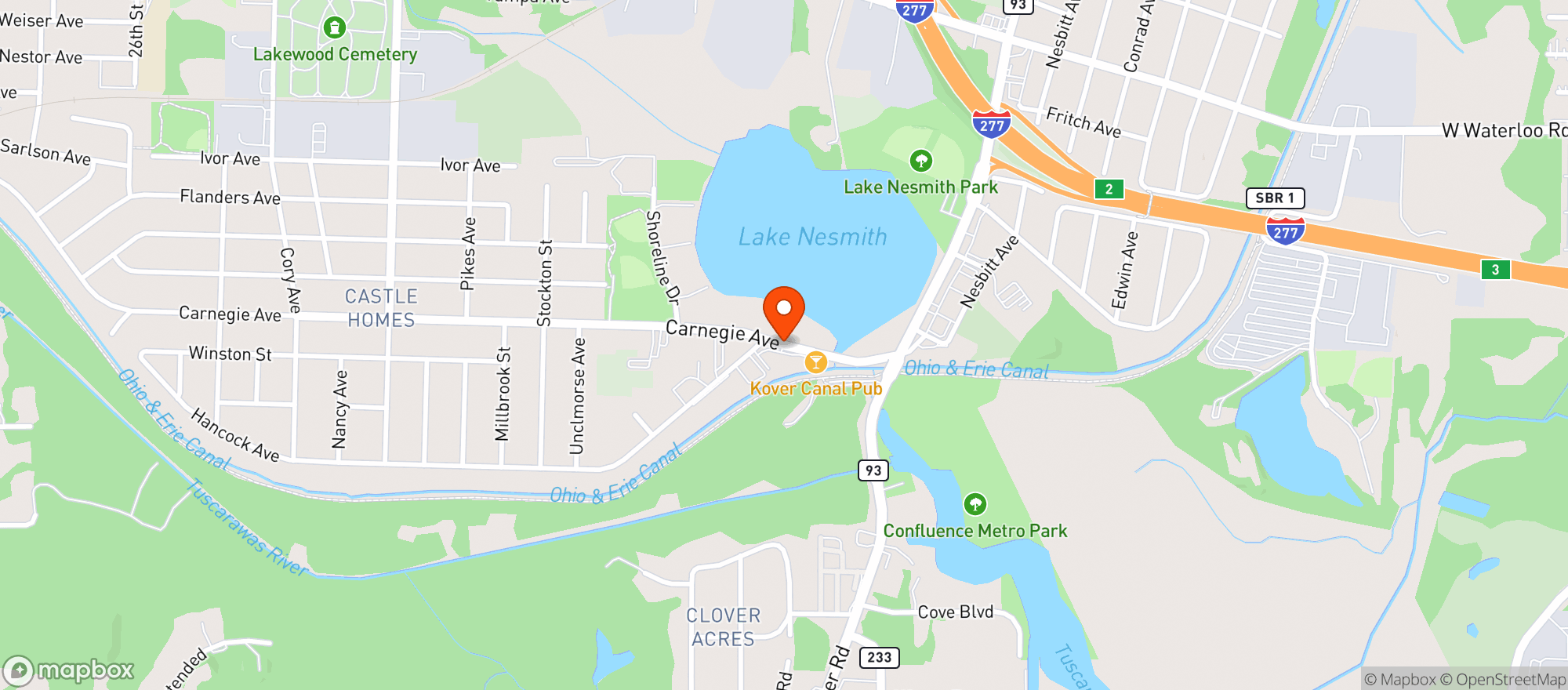 Map showing More Convenient Market