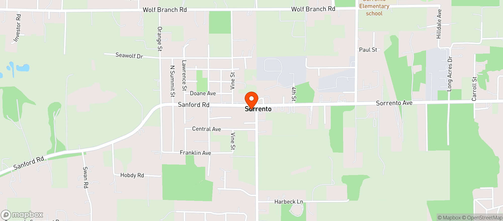 Map showing Circle K 2403