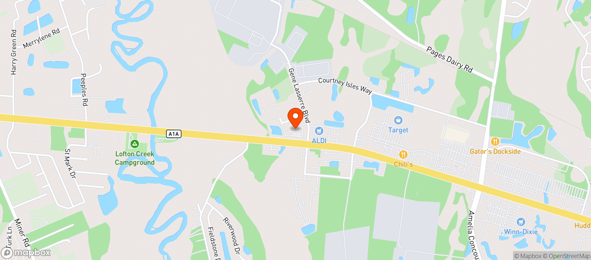 Map showing Circle K #2706781
