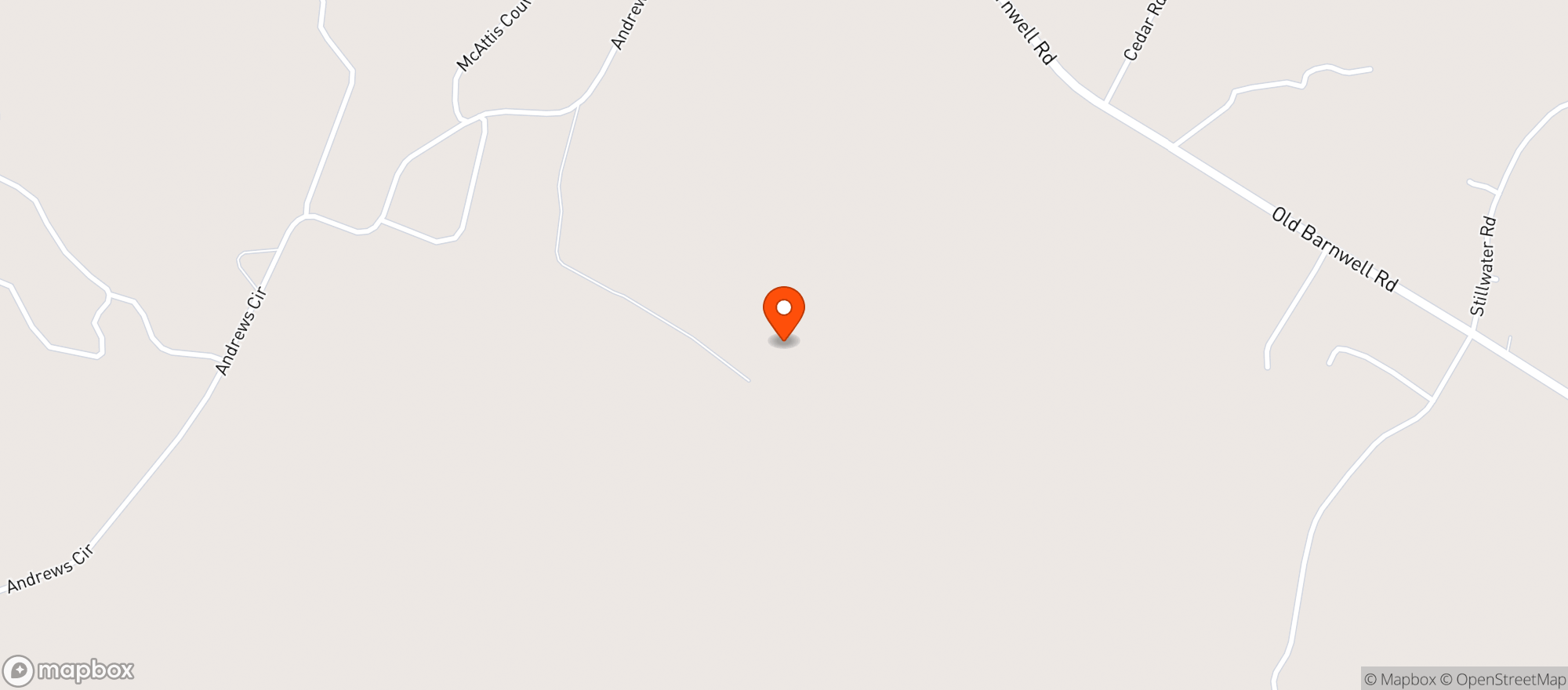 Map showing Old Barnwell Golf Club