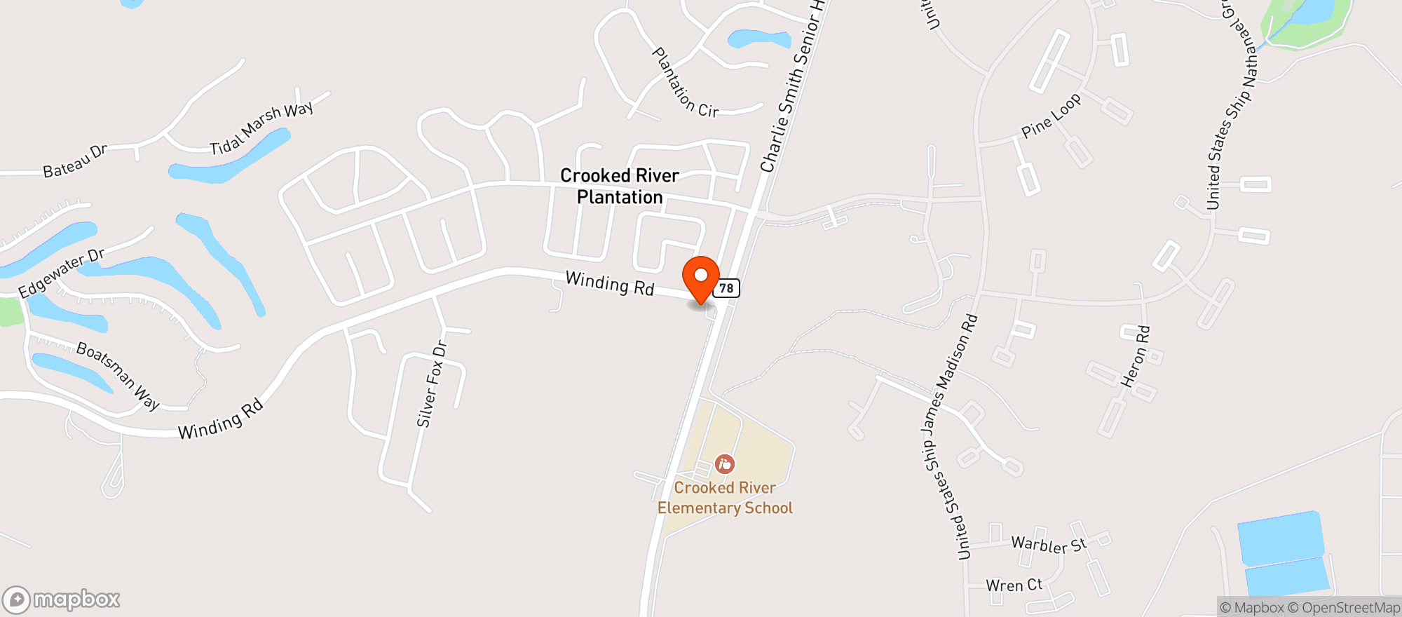 Map showing KINGSBAY FOOD MART