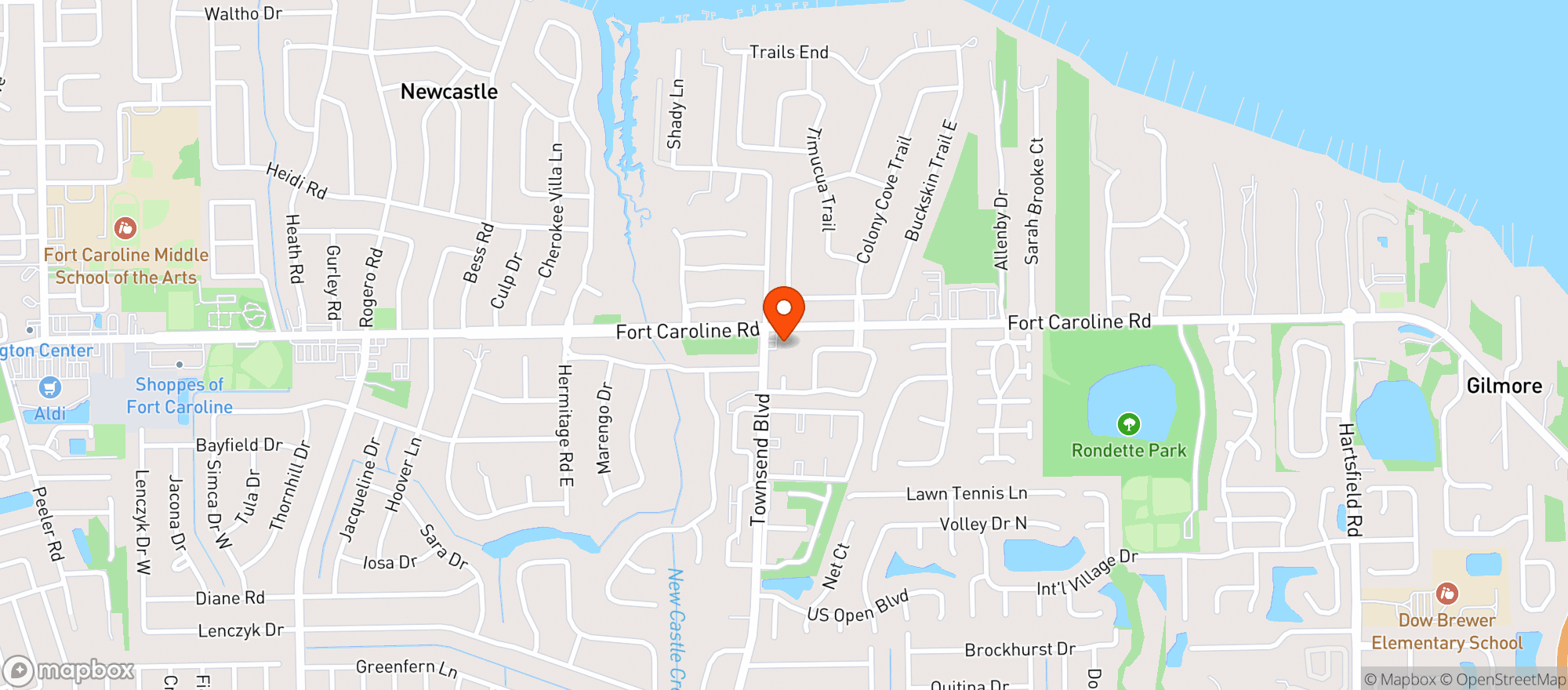 Map showing Stop N Shop #1