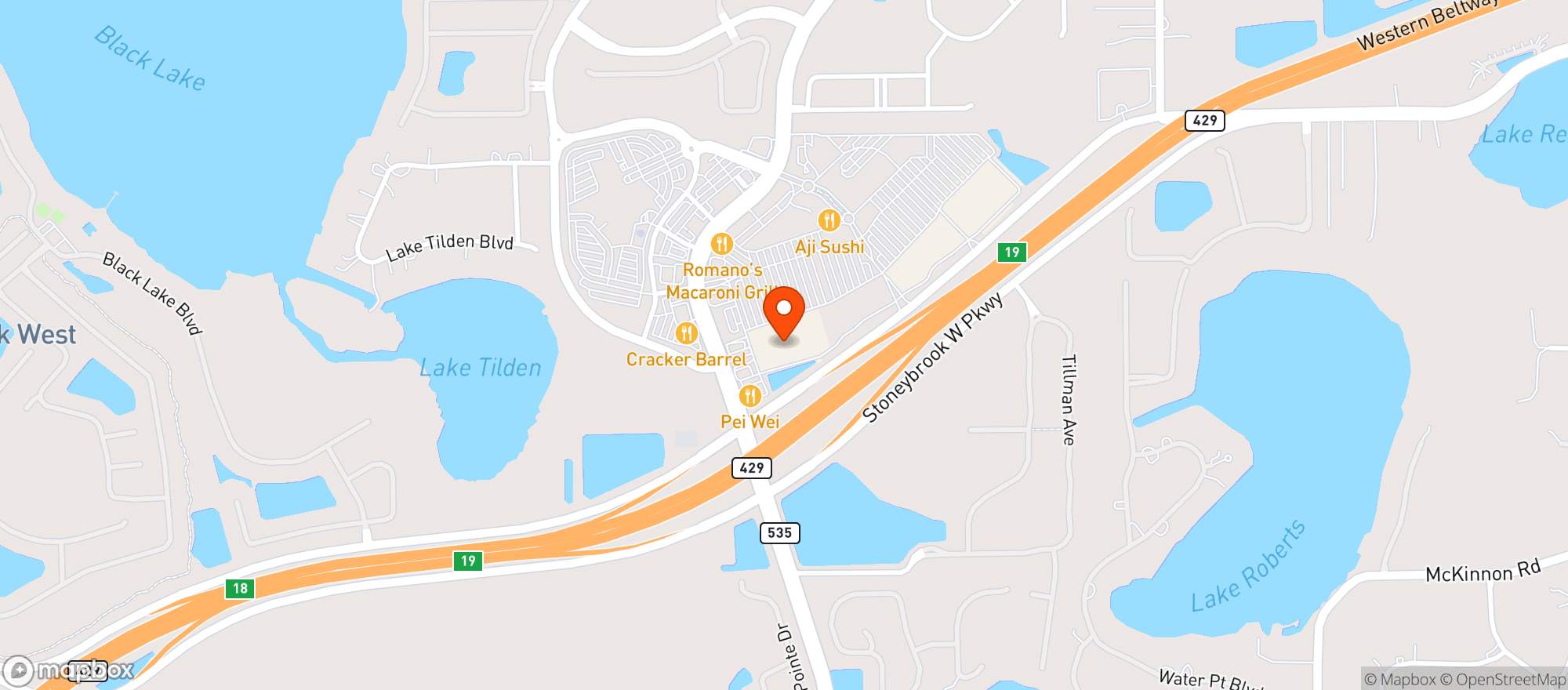 Map showing Target