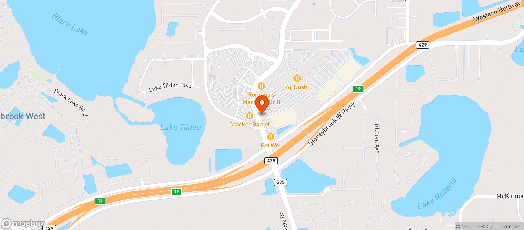 Map showing Gnc