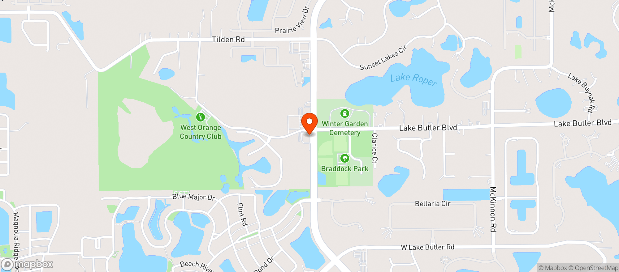 Map showing ABC FINE WINE & SPIRITS