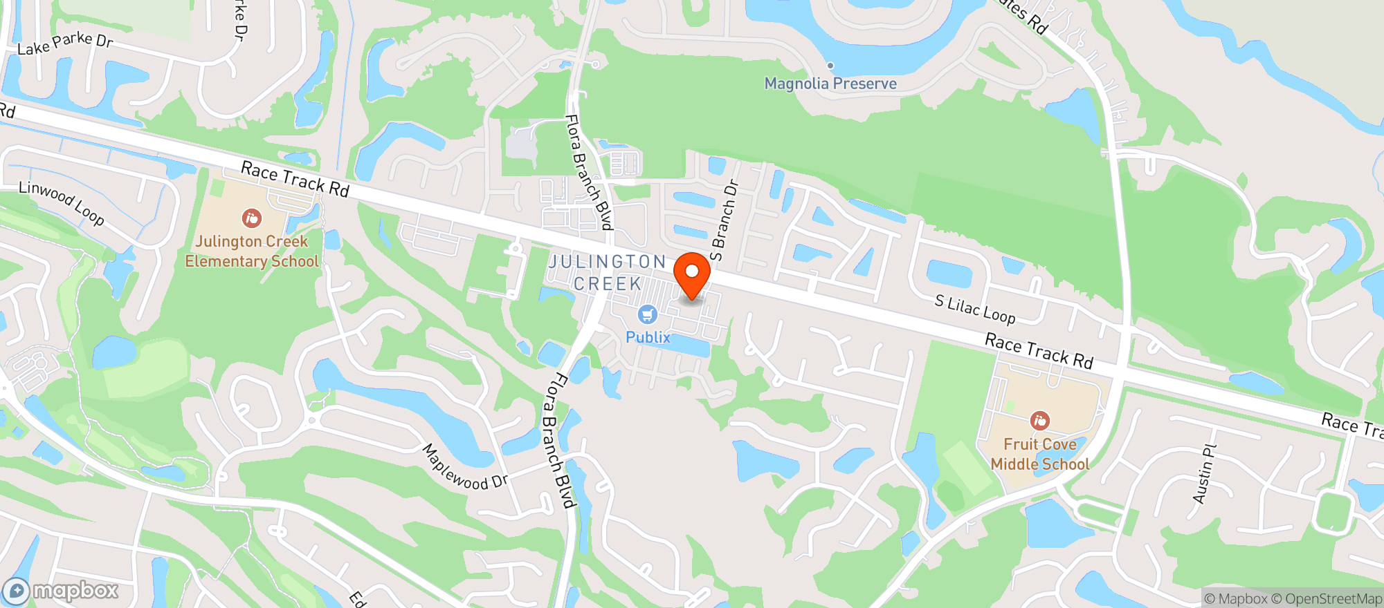 Map showing Circle K #2622030