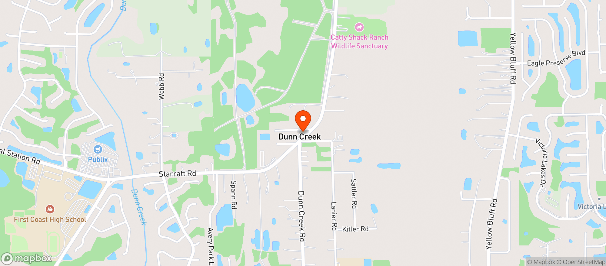 Map showing Starratt Food Mart