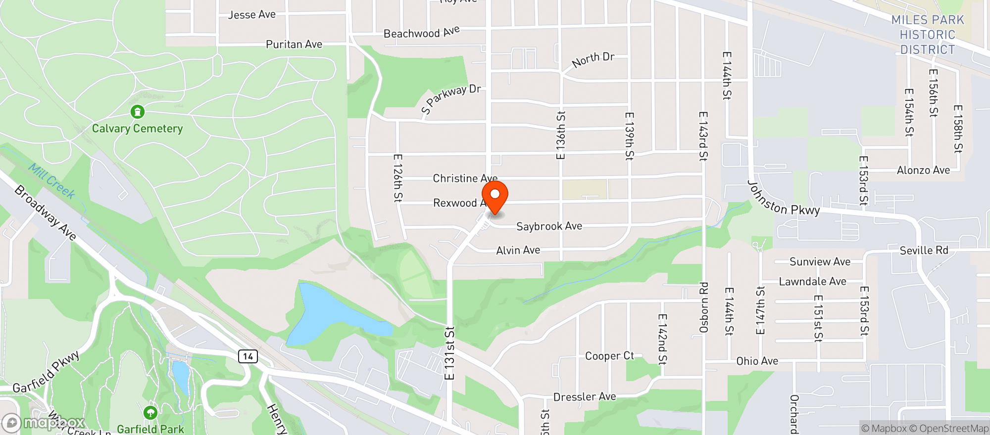 Map showing Snack Shack 3