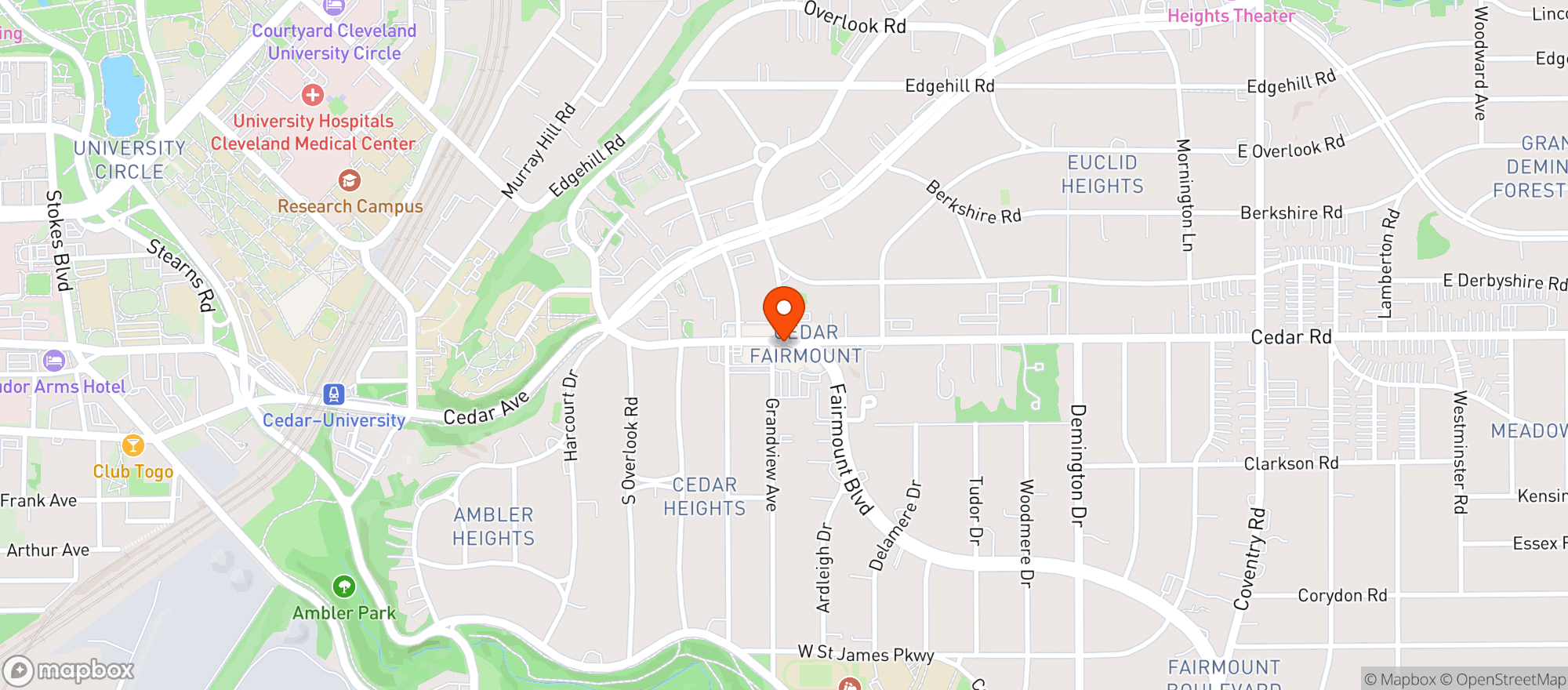 Map showing Grocery Outlet Bargain Market