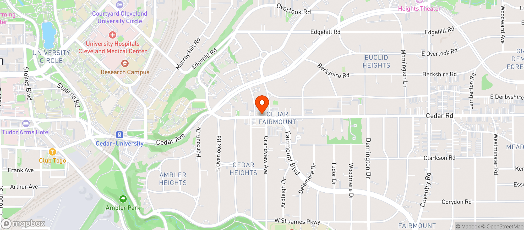 Map showing Vero Pizza
