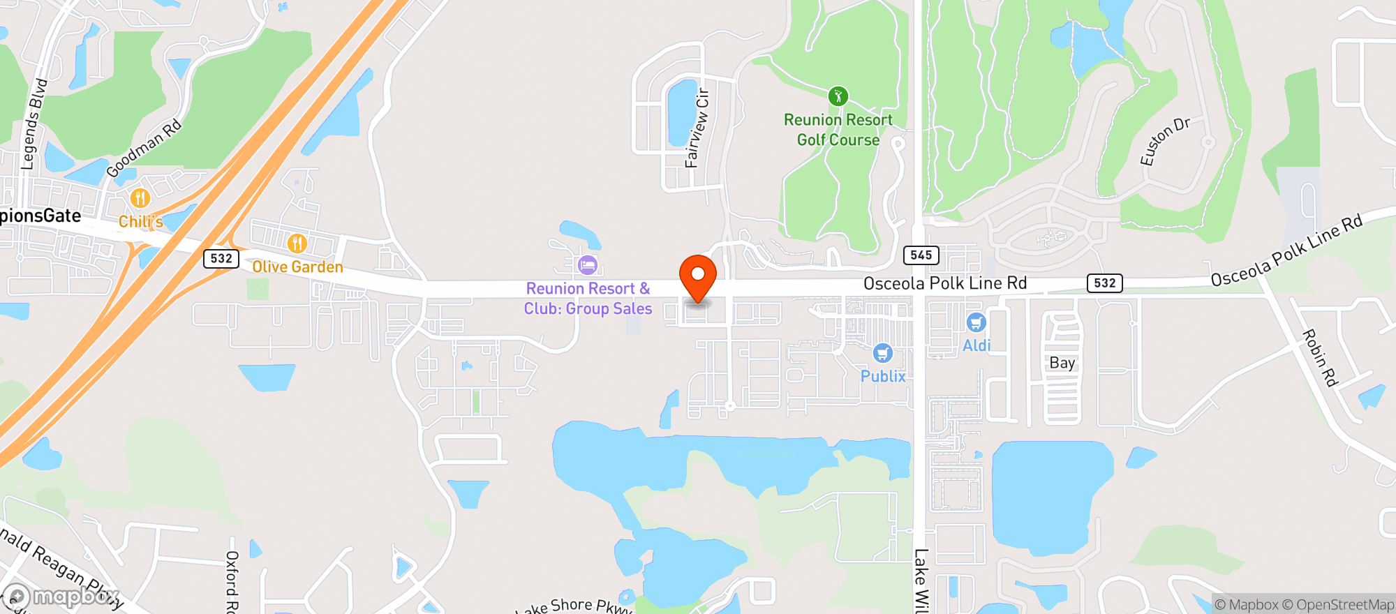 Map showing Davenport Wine Spirits & Cigars