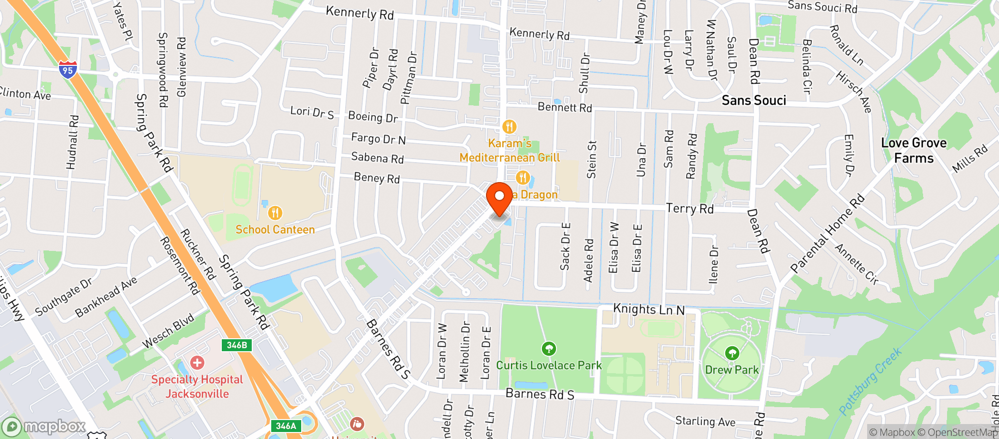 Map showing Cvs Pharmacy #6801